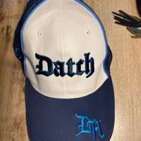 Cappellino Datch caps blu e beige cotone