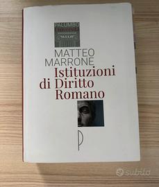 Istituzioni di diritto romano matteo marrone