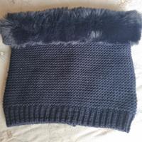 scaldacollo blu donna