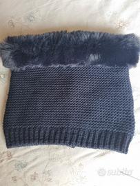 scaldacollo blu donna