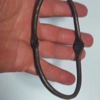 Cavigliera africana Dogon in bronzo