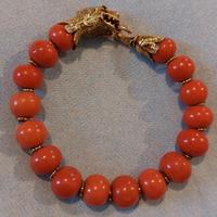 Bracciale oro/corallo