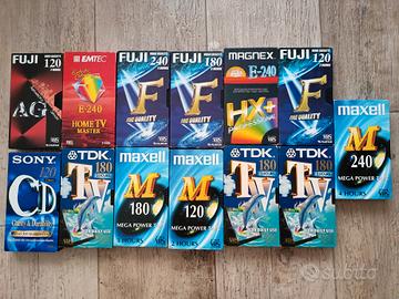 DVD VHS usate videocassette 