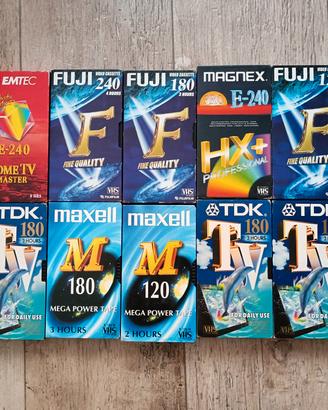 DVD VHS usate videocassette 