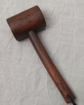 Martello da Cucina in legno da batti Olive e Carne