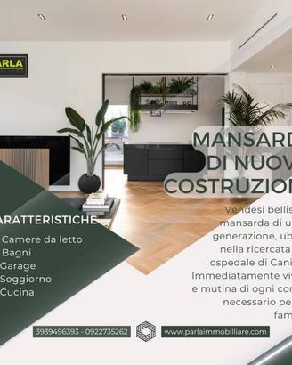 MANSARDA DI NUOVA COSTRUZIONE ZONA OSPEDAL