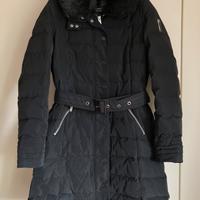 Piumino lungo vera piuma Bomboogie nero taglia 40