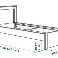 Struttura letto IKEA SONGESAND