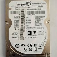 Hard disk Seagate Momentus Thin 500 GB 2,5'