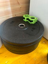 Bilanciere crossfit lacertosus + dischi gommati