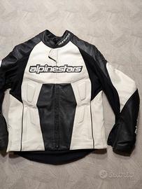 Alpinestars giacca in pelle moto Carver - 54 