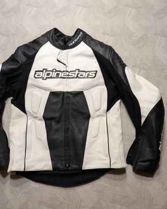 Alpinestars giacca in pelle moto Carver - 54 