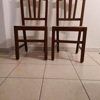 Sedie in legno