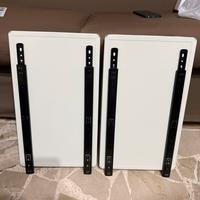 Due organizzatori estraibili in metallo