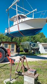 Barca cabinata 7,50 ( POSSIBILE POSTO BARCA ) )