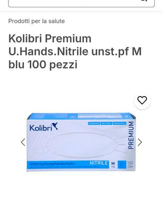 10 pacchi  guanti Taglia M