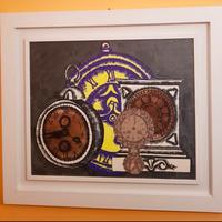 CONCETTO POZZATI Olio e t.m. su tela 50x60