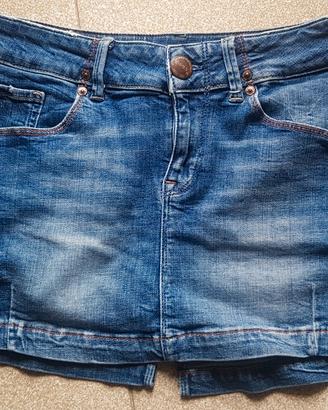 minigonna jeans