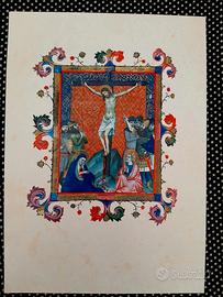 Il Vangelo d'arte miniaturisti medioevali 4 stampe