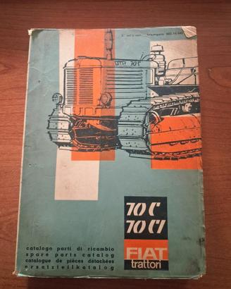 Catalogo ricambi FIAT 70 C stampato nel 1967