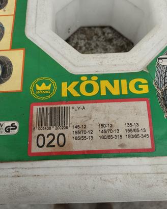 n3 coppie di catene per cerchi da 13 a 17 pollici 