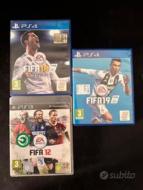 BUNDLE FIFA 12/18/19 usati buone condizioni