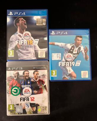 BUNDLE FIFA 12/18/19 usati buone condizioni