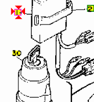 -Centralina Yamaha TT 600 55U855405100