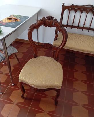 coppia sedie in stile