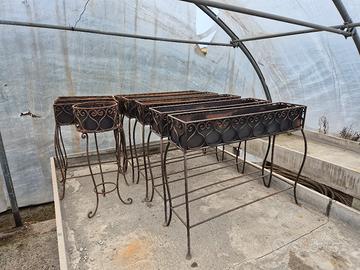 fioriere ferro battuto 