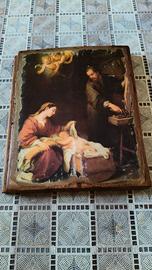 Litografia de La Sacra Famiglia.