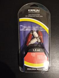 KRAUN PROLUNGA AUDIO RCA