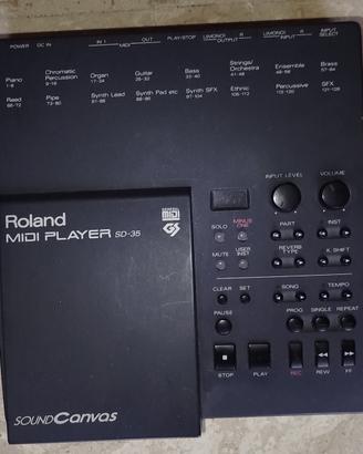 ROLAND MIDI PLAYER SD-35 SOUND CANVAS