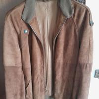 giacca scamosciata vintage uomo