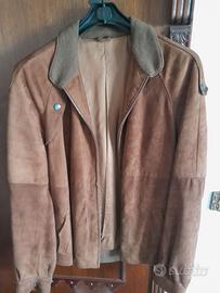 giacca scamosciata vintage uomo