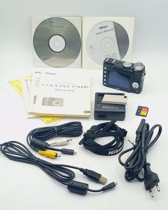 Nikon Coolpix P5000 - Set Completo Originale