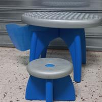 Banchetto bimbi plastica con sedia