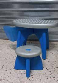 Banchetto bimbi plastica con sedia