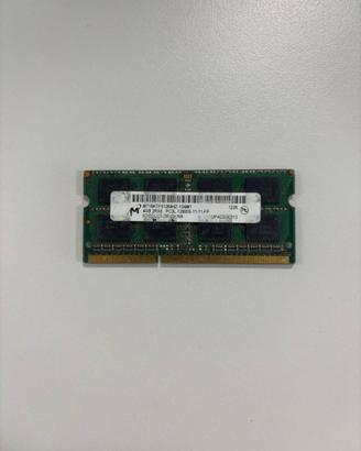 RAM DDR3L 4GB Micron 1600MHz PC3L-12800S 1.35V