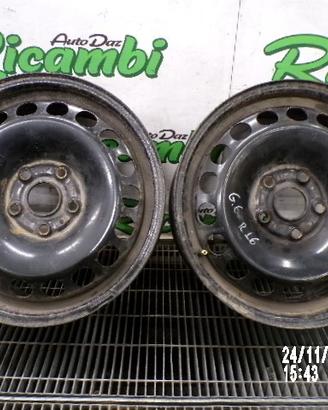 CERCHI IN FERRO GOLF 7 - VII 16 X 6.5 ET 42 2018