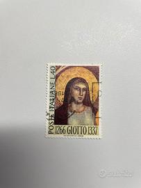 Francobollo Giotto 1966 40 Lire