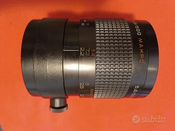 obiettivo catadiottrico Macro Rubinar 500mm f5,6