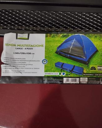 tenda da campeggio x 4 persone 