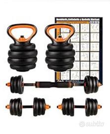 Set palestra 6 in 1 multifunzione