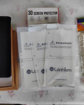 Cover libro.protezio schermo 3D.. Samsung note 10