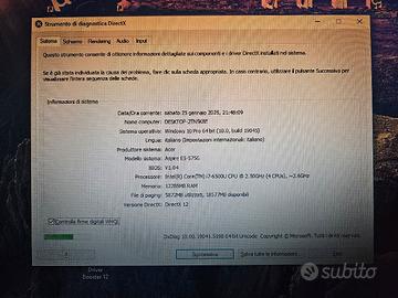Notebook Acer i7