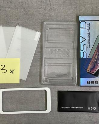 Set pellicole in vetro temperato per iPhone