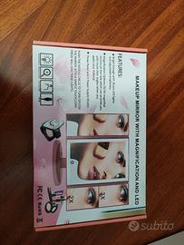 Specchio con LED make up