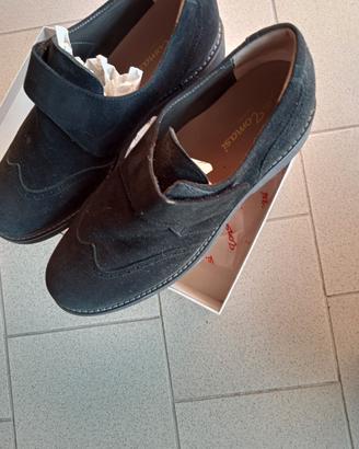 scarpe camoscio Tomasi antiacqua N 40 