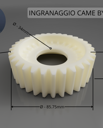 Ingranaggio CAME BY3 Nylon Compatibile Stampato 3D